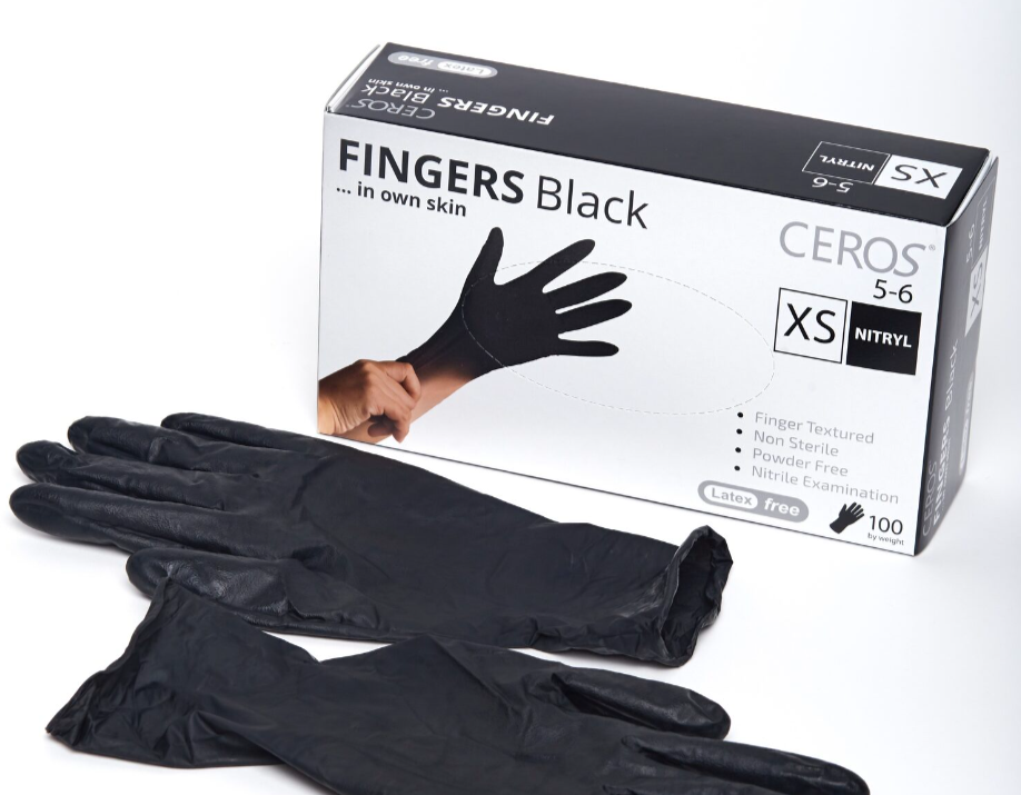 CEROS / Нітрилові рукавички нестерильні / Black 3.5 г