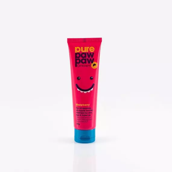 Pure Paw Paw / Відновлюючий бальзам для губ / Strawberry / 25g