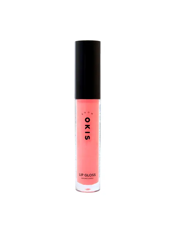 OKIS BROW / Кольоровий блиск для губ / LIP GLOSS (01 персиковий) / 6 мл