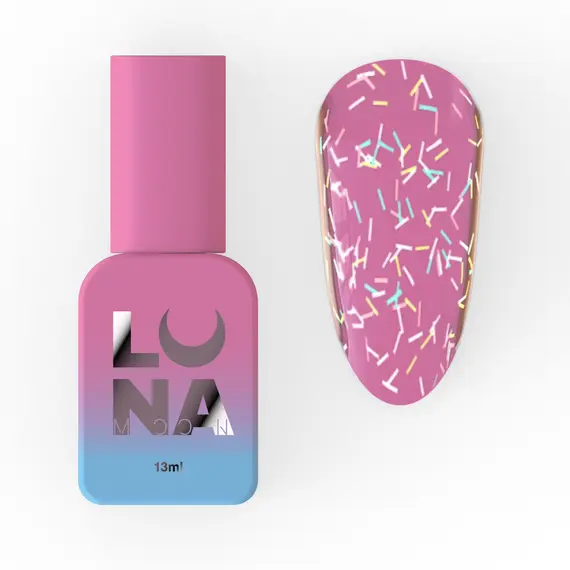 LUNA / Top Ice Cream / прозорий з кольоровою крихтою / 13 мл