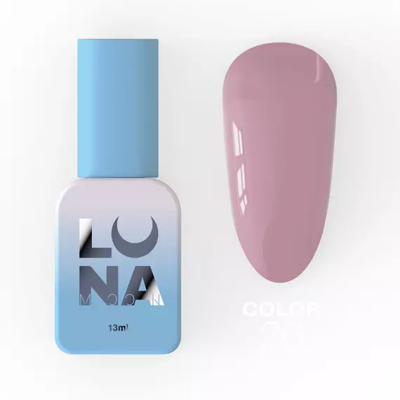 LUNA / Гель-лак / Color №26 / нюдовий пастельно-рожевий  / 13 мл