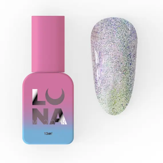 LUNA / Top Chameleon / прозорий з блискітками / 13 мл