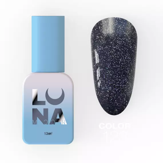 LUNA / Гель-лак / Color №123 / баклажановий з голографічним шиммером / 13 мл