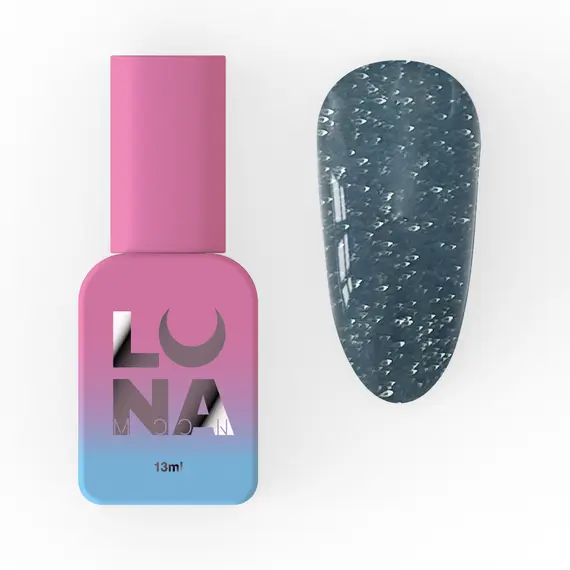 LUNA / База світловідбиваюча / Lurex Base №17 / сіро-синій / 13 мл