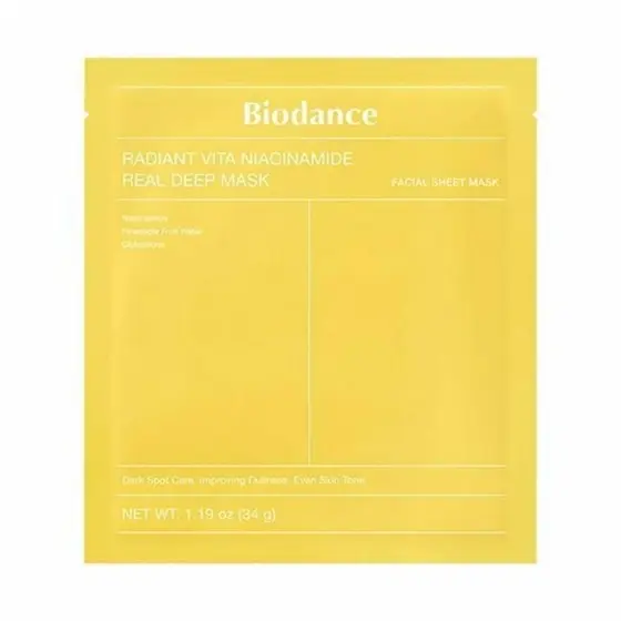 Biodance / Гідрогелева маска для оживлення тьмяної шкіри / 34 г