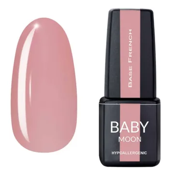 BABY MOON / French base №07 / рожевий темний / 6 мл