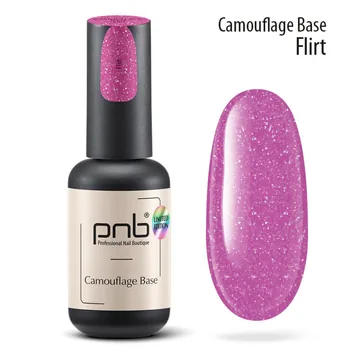 PNB / Camouflage Base / Камуфлююча база / Flirt / рожевий / 8 мл