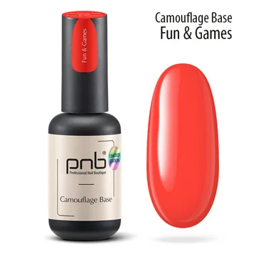 PNB / Camouflage Base / Камуфлююча база / Fun&amp;Games / червоний / 8 мл