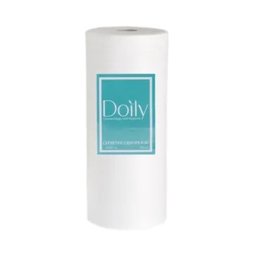 Doily / Серветки в рулоні (100 шт/рул) зі спанлейсу 40 г/м2