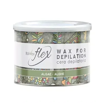 Ital Wax / Теплий віск для депіляції в банці / Водорості / FLEX