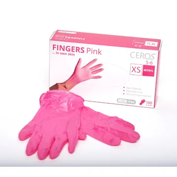 CEROS / Нітрилові рукавички нестерильні / Pink 3.5 г