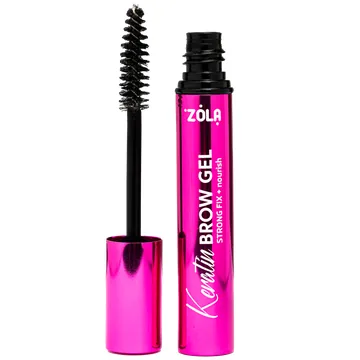 Zola / Гель для бровей Keratin brow gel strong fix+nourish / 5мл