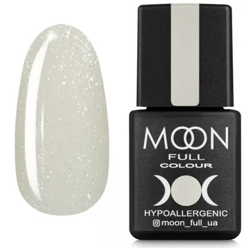 MOON FULL / Barbie color Rubber base №01  / Ванільний з дрібним шимером / 8 мл