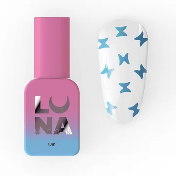 LUNA / Top Butterfly Blue / прозорий з синіми метеликами / 13 мл