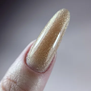 Nika Zemlyanikina / Акригель 09 / Золотий з блискітками