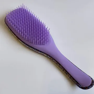 Hair comb / Гребінець для волосся / Блискітки з фіолетовим
