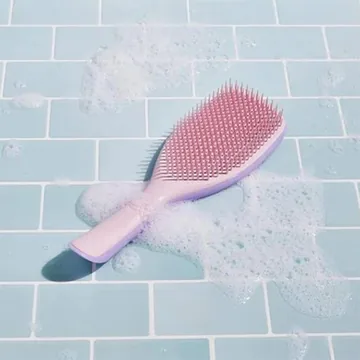 Hair comb / Гребінець для волосся /Ліловий з світло-рожевим