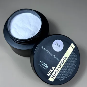 Nika Zemlyanikina / Акрилова пудра / Soft acrylic powder / Pink / 20 г ( розпродаж, термін до 01.05.26)