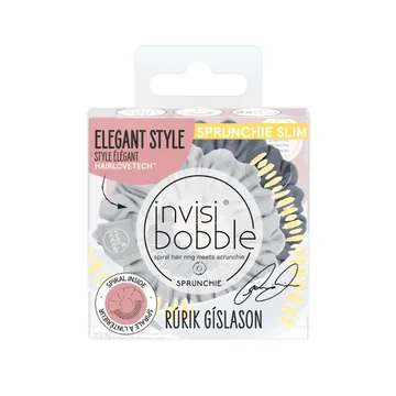 invisibobble / Резинка-браслет для волосся / SPRUNCHIE SLIM  Rurik Gislason Feeling Greyt
