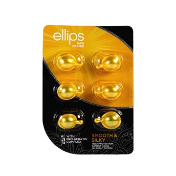 Ellips / Капсули (вітаміни) для волосся «Бездоганний шовк» з про-кератиновим комплексом / Hair Vitamin Smooth & Silky With Pro-Keratin Complex