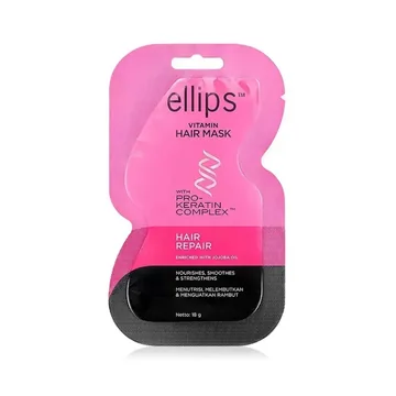 Ellips / Маска для волосся / «Відновлення волосся» / Vitamin Hair Mask Hair Repair With Pro-Keratin Complex / 18 г