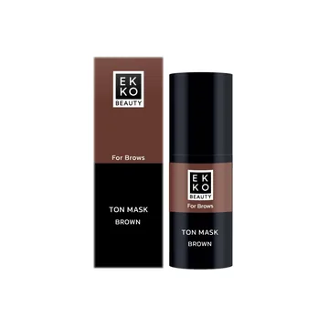 Ekko Beauty / Тонуюча маска для брів / Коричнева / 10 мл