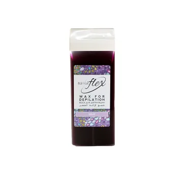 Ital Wax Flex / Віск для депіляції у картриджі / Вино / 100 мл