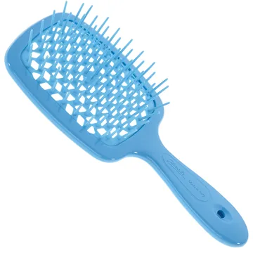Janeke / Гребінець для волосся / Блакитний кислотний /  Superbrush