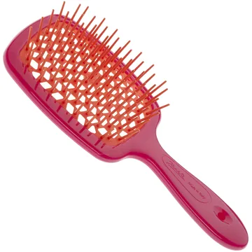 Janeke / Гребінець для волосся / Рожевий з помаранчевим /  Superbrush