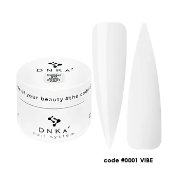 DNK'a / Builder Gel #0001 / Vibe / прозорий